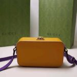 Gucci Women Interlocking G Mini Bag Yellow and Purple Leather Interlocking G - Bild 6