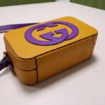 Gucci Women Interlocking G Mini Bag Yellow and Purple Leather Interlocking G - Bild 5