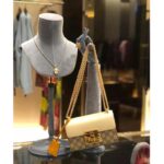 Gucci Women Padlock Small Shoulder Bag White Beige and Ebony GG Supreme Canvas - Image 2