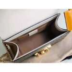 Gucci Women Padlock Small Shoulder Bag White Beige and Ebony GG Supreme Canvas - Image 9