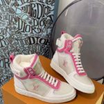 Louis Vuitton LV Unisex Boombox Sneaker Boot Fuchsia Mix of Materials Rubber Outsole - immagine 5