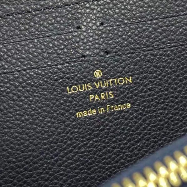 Louis Vuitton LV Unisex Clémence Wallet Marine Rouge Monogram Empreinte Embossed Supple Grained Cowhide (12)