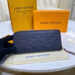 Louis Vuitton LV Unisex Clémence Wallet Marine Rouge Monogram Empreinte Embossed Supple Grained Cowhide - Image 3