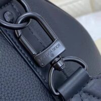 Louis Vuitton LV Unisex Keepall Bandouliere 40 Black Cowhide Leather