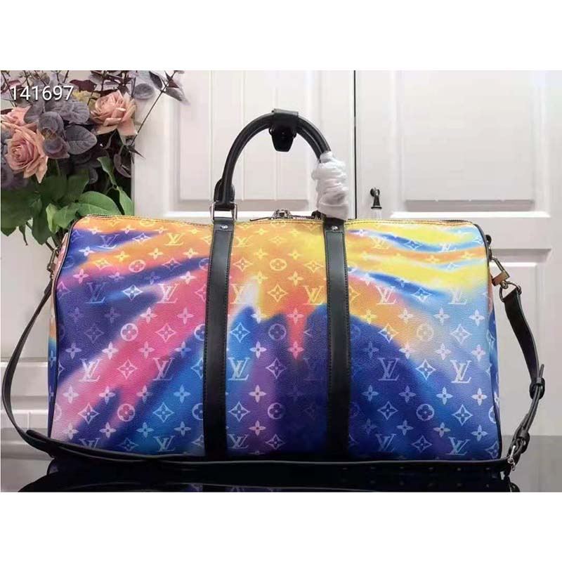 Louis Vuitton Sunset Canvas Keepall 50