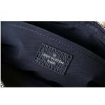Louis Vuitton LV Unisex Outdoor Bumbag Black Taiga Cowhide Leather Monogram Eclipse Coated Canvas - Bild 9