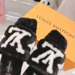 Louis Vuitton LV Unisex Pool Pillow Comfort Mule Black Mink Anatomic Insole - Image 10