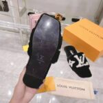 Louis Vuitton LV Unisex Pool Pillow Comfort Mule Black Mink Anatomic Insole - Image 9
