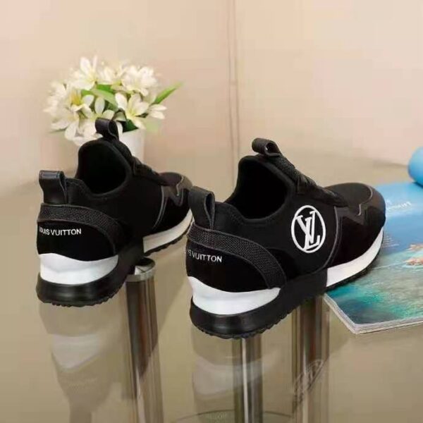 Louis Vuitton LV Unisex Run Away Sneaker Black Mix of Materials Hidden Footbed (9)