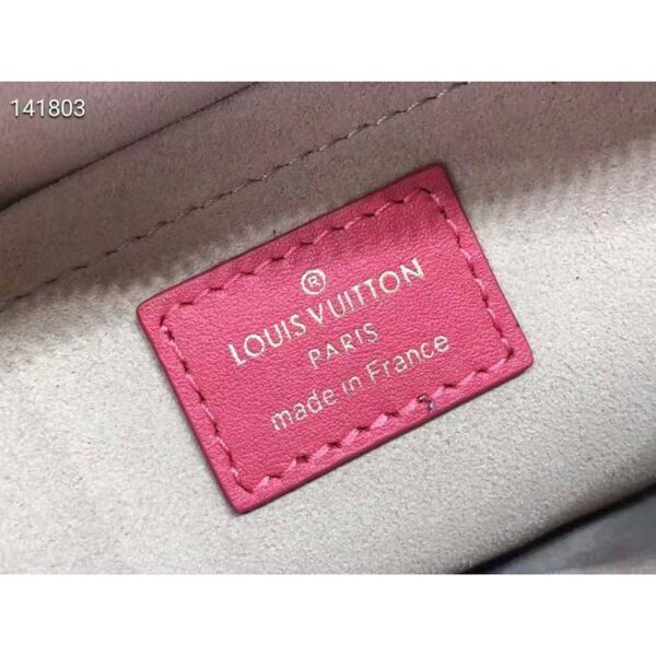 Louis Vuitton LV Unisex Troca PM Handbag Pink Damier Quilt Lambskin Calfskin (9)