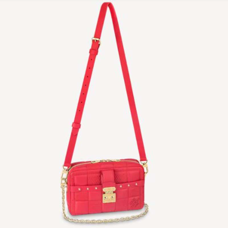 Louis Vuitton LV New Wave PM Chain bag Pink Leather ref.691230 - Joli Closet