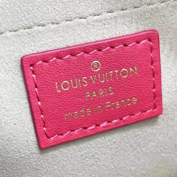 Louis Vuitton LV Unisex Troca PM Handbag Pink Damier Quilt Lambskin S-Lock Double Zip (5)