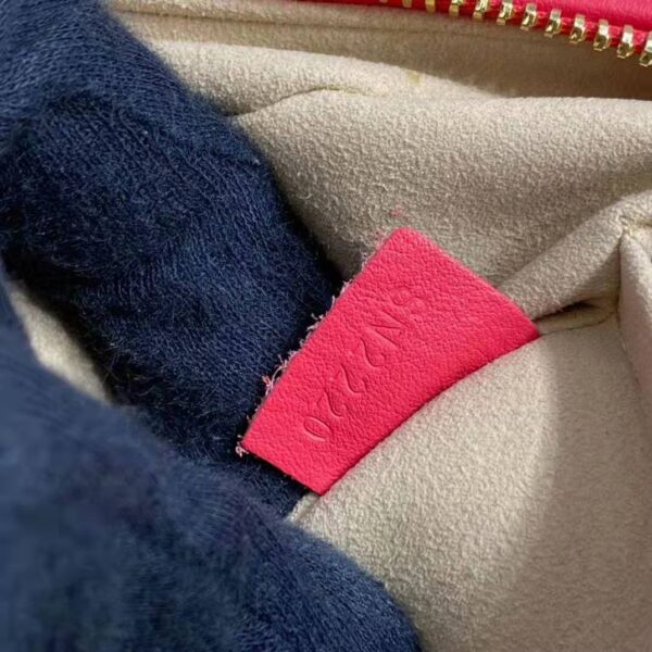 Louis Vuitton LV Unisex Troca PM Handbag Pink Damier Quilt Lambskin S-Lock Double Zip (6)