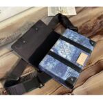 Louis Vuitton LV Unisex Trunk Slingbag Ocean Blue Damier Salt Canvas Cowhide Leather – Bild 2