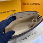 Louis Vuitton LV Women Cosmetic Pouch GM Coated Canvas Cowhide Leather - Image 9
