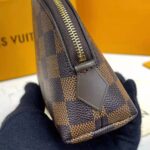 Louis Vuitton LV Women Cosmetics Pouch Damier Coated Canvas Golden Brass - Image 8