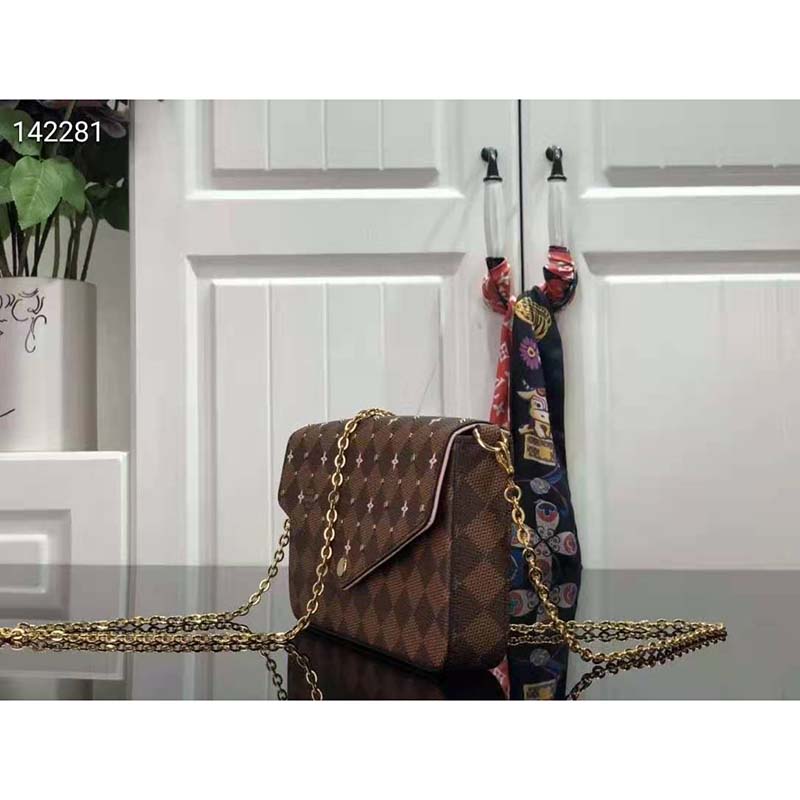 FÉLICIE POCHETTE, LOUIS VUITTON, DAMIER EBENE CANVAS