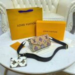 Louis Vuitton LV Women Félicie Strap Go Pochette Arizona Beige Crème Monogram Coated Canvas - Image 7