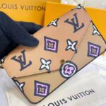Louis Vuitton LV Women Félicie Strap Go Pochette Arizona Beige Crème Monogram Coated Canvas - Image 8
