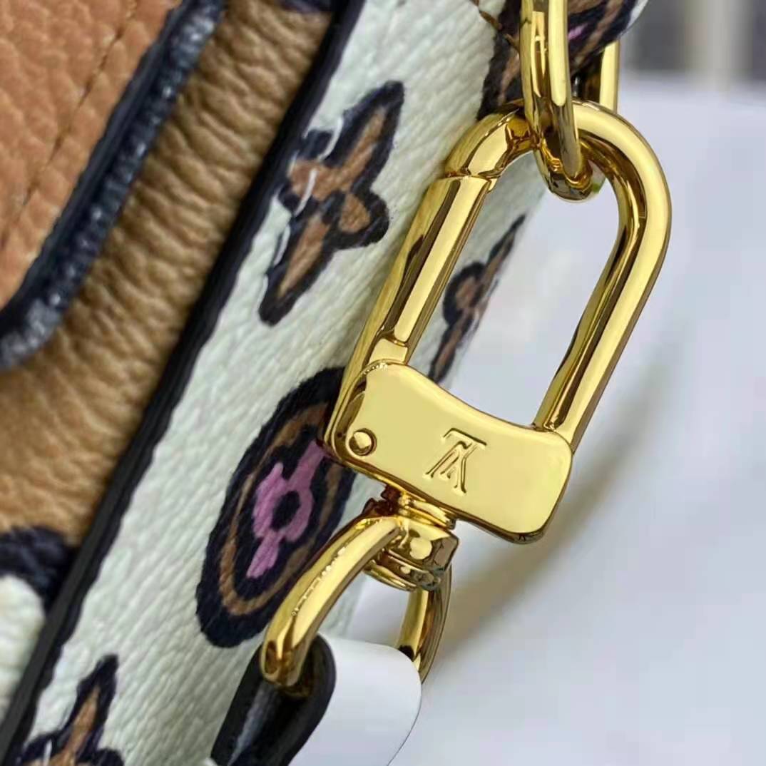 LOUIS VUITTON Wild at Heart Felicie Strap Go Beige Pochette Arizona  Monogram Bag