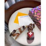 Louis Vuitton LV Women Game On Playful Flat Sandal Cognac Brown Calf Leather Monogram Canvas – Image 8