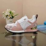 Louis Vuitton LV Women LV Run Away Sneaker White Damier Azur Canvas - Image 2