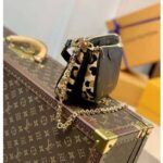 Louis Vuitton LV Women Multi Pochette Accessoires Black Embossed Supple Grained Cowhide Leather - Image 3