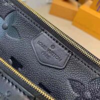 Louis Vuitton LV Women Multi Pochette Accessoires Black Embossed Supple Grained Cowhide Leather