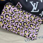 Louis Vuitton LV Women Neverfull MM Tote Black Monogram Coated Canvas Cowhide Leather - Image 12