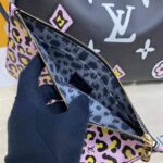 Louis Vuitton LV Women Neverfull MM Tote Black Monogram Coated Canvas Cowhide Leather - Image 13