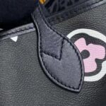 Louis Vuitton LV Women Neverfull MM Tote Black Monogram Coated Canvas Cowhide Leather - Image 14