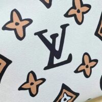 Louis Vuitton LV Women Neverfull MM Tote Cream Monogram Coated Canvas