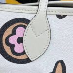 Louis Vuitton LV Women Neverfull MM Tote Cream Monogram Coated Canvas - immagine 12