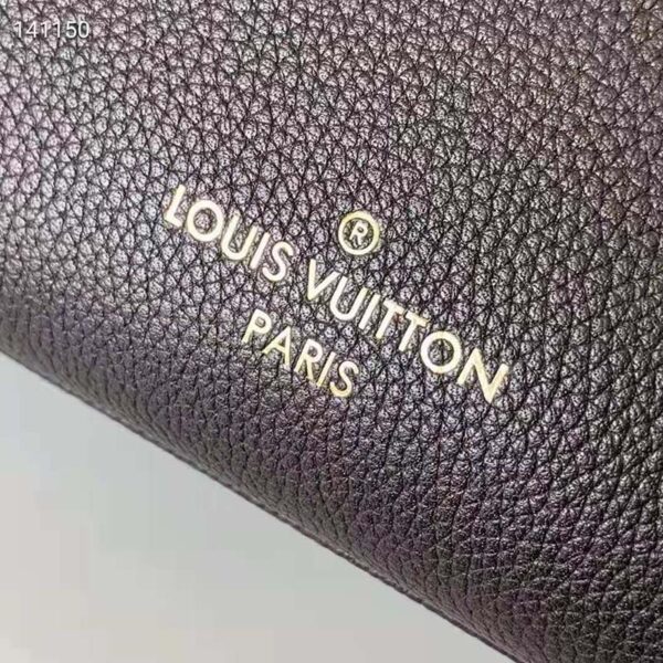 Louis Vuitton LV Women On My Side MM Tote Black Twist Calfskin Monogram Nappa Softy Leather (5)