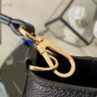 Louis Vuitton LV Women On My Side MM Tote Black Twist Calfskin Monogram Nappa Softy Leather