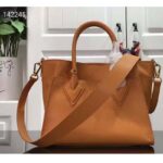 Louis Vuitton LV Women On My Side PM Tote Bag Summer Gold Orange Perforated Calf Leather – Image 2