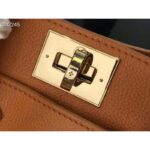 Louis Vuitton LV Women On My Side PM Tote Bag Summer Gold Orange Perforated Calf Leather – Image 7