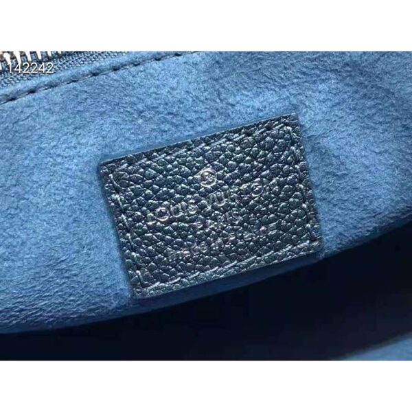 Louis Vuitton LV Women OnTheGo PM Tote Navy Nacre Embossed Grained Cowhide Leather (2)