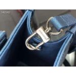 Louis Vuitton LV Women OnTheGo PM Tote Navy Nacre Embossed Grained Cowhide Leather - Image 9