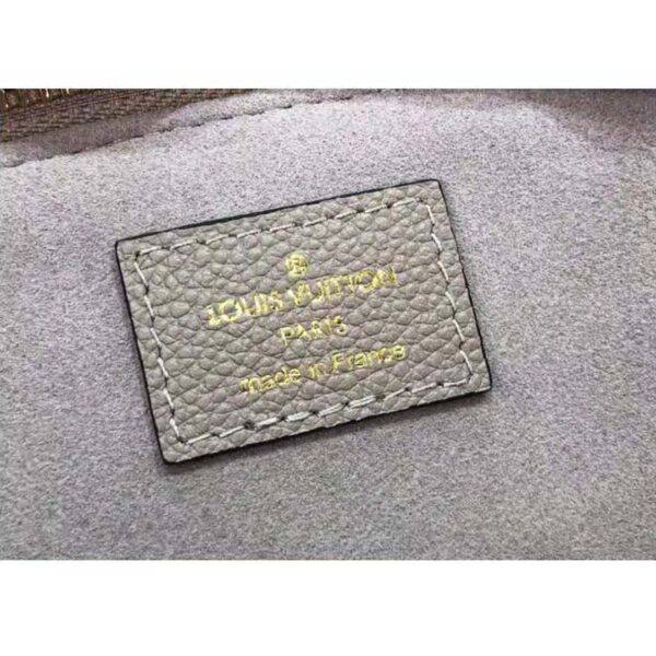 Louis Vuitton LV Women Petit Palais Handbag Tourterelle Crème Embossed Grained Cowhide Leather (1)