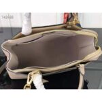 Louis Vuitton LV Women Petit Palais Handbag Tourterelle Crème Embossed Grained Cowhide Leather - Image 5