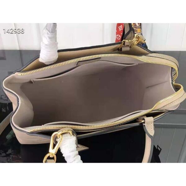 Louis Vuitton LV Women Petit Palais Handbag Tourterelle Crème Embossed Grained Cowhide Leather (10)