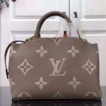 Louis Vuitton LV Women Petit Palais Handbag Tourterelle Crème Embossed Grained Cowhide Leather - Image 2