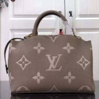 Louis Vuitton LV Women Petit Palais Handbag Tourterelle Crème Embossed Grained Cowhide Leather