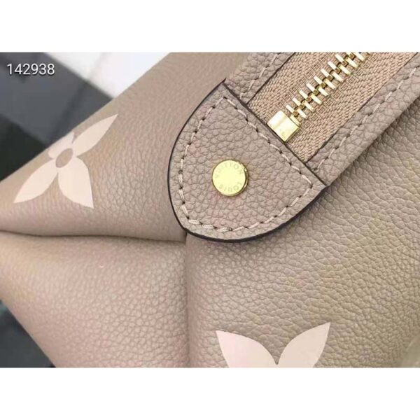 Louis Vuitton LV Women Petit Palais Handbag Tourterelle Crème Embossed Grained Cowhide Leather (7)