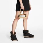 Louis Vuitton LV Women Pillow Comfort Ankle Boot Black Nylon Down Interior - Image 13