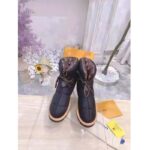 Louis Vuitton LV Women Pillow Comfort Ankle Boot Black Nylon Down Interior - Image 6