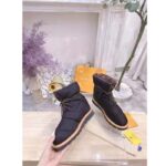 Louis Vuitton LV Women Pillow Comfort Ankle Boot Black Nylon Down Interior - Image 4