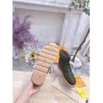 Louis Vuitton LV Women Pillow Comfort Ankle Boot Khaki Green Nylon Down Interior - Image 10