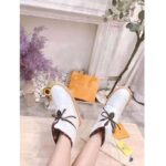 Louis Vuitton LV Women Pillow Comfort Ankle Boot White Nylon Down Interior - immagine 8